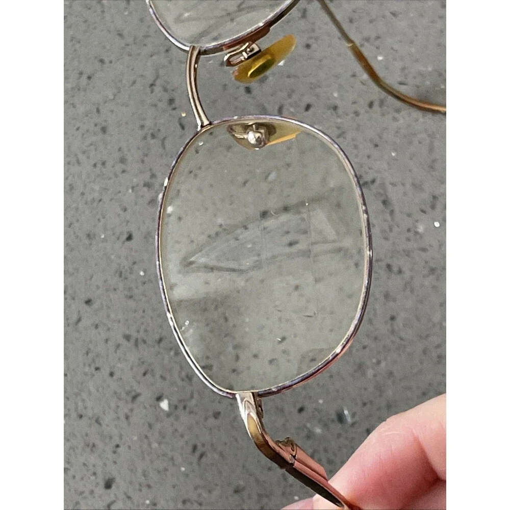 Savvy 51-16-130 Eyeglasses Frames ONLY Glasses Full Rim gold Vtg